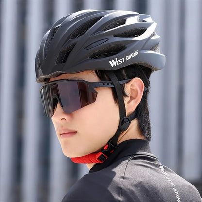 WEST BIKING YP0708116 Gradient Cycling Helmet Head Protection PC+EPS Breathable Bike Helmet