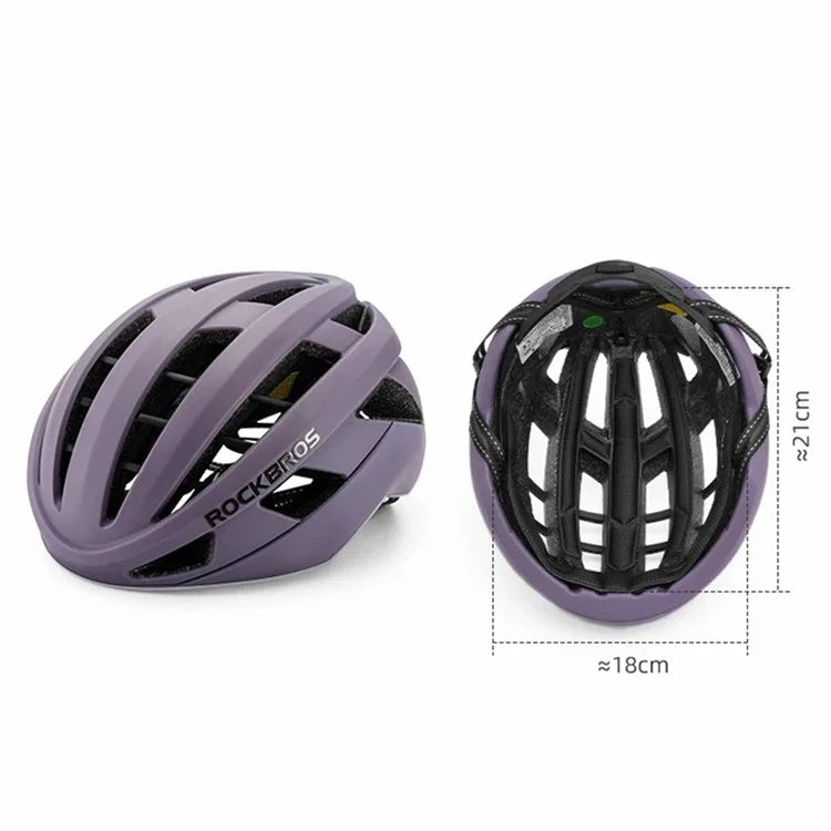 ROCKBROS LK-11 Anquetil Cycling Helmet Head Protection PC+EPS Shock-Absorbed Helmet (CE)
