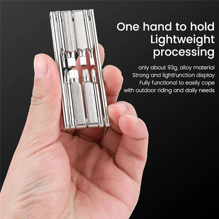 BENGGUO BG-9897 MTB Bike Repair Kits 8 In 1 Multi-Function Bike Tools Foldable Maintenance Wrench