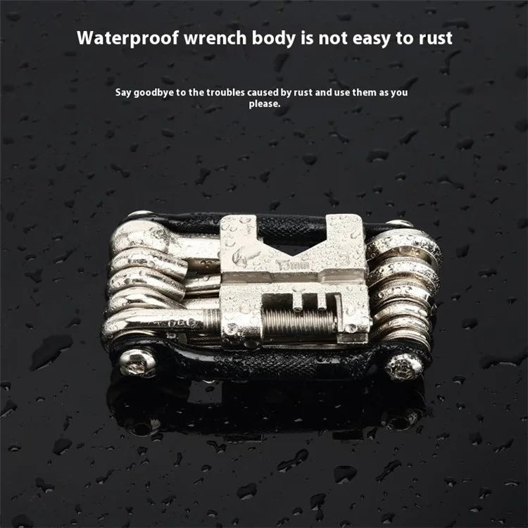 RIDERACE RR9516BK Multifunction Bicycle Maintenance Tool Kit Cutter Screwdriver Bike Repair Tools Set