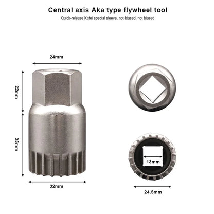 RIDERACE RR7961 18-In-1 Bicycle Maintainance Tool Kit Spoke Key Wrench Bike Repair Tool Set