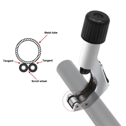 RIDERACE RR9062 Bicycle Tube Cutting Tool for Fork Handlebar Seatpost Fits Alloy Steel Brass Titanium Pipe Dia.6-42mm or 4-28mm