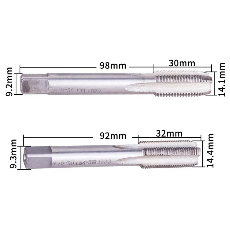 ZTTO 1 Pair Bicycle Crank Threading Tool High Speed Steel Crankset Pedal Tap