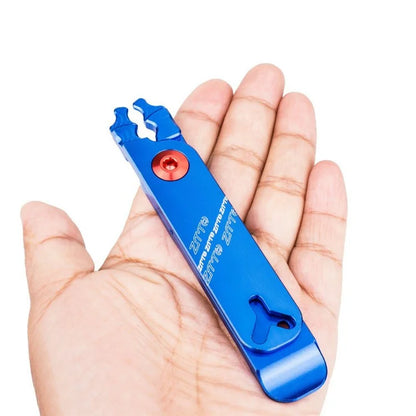 ZTTO MSKQ 4-in-1 Bicycle Chain Link Remover Aluminum Alloy Tire Prying Valve Core Removal Tool