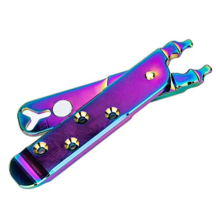 ZTTO MSKQ 4-in-1 Bicycle Chain Link Remover Aluminum Alloy Tire Prying Valve Core Removal Tool