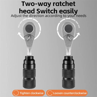 WEST BIKING YP0719355 Aluminum Alloy Ratchet Wrench Screwdriver Bit Repair Tool Kit (Advanced Version)