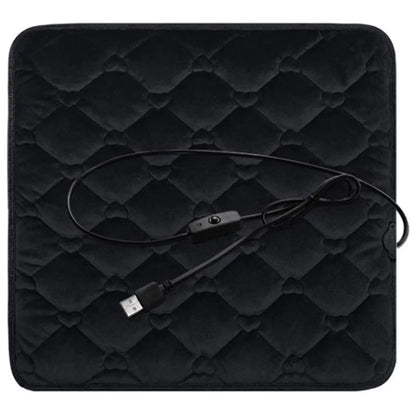 12V Mechanical Switch USB Electric Heating Car Seat Cushion Warm Winter Seat Heater Mat