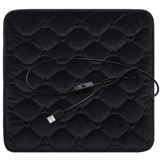 12V Mechanical Switch USB Electric Heating Car Seat Cushion Warm Winter Seat Heater Mat