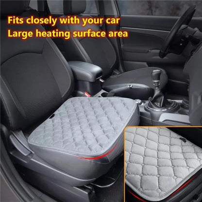 12V Mechanical Switch USB Electric Heating Car Seat Cushion Warm Winter Seat Heater Mat