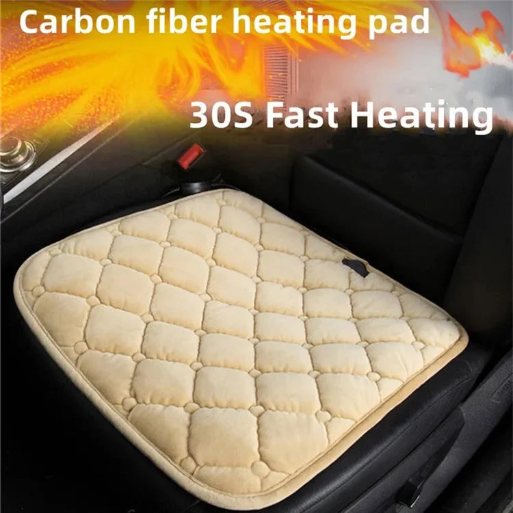 12V Mechanical Switch USB Electric Heating Car Seat Cushion Warm Winter Seat Heater Mat