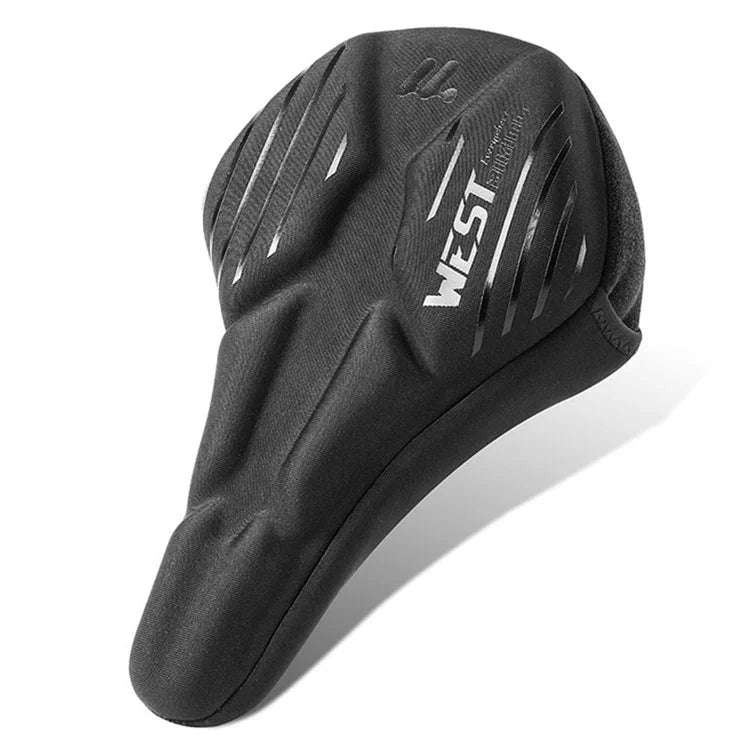 WEST BIKING YP0801223 Bike Saddle Cushion Shock-Absorbed Bicycle Seat Cover with Rain Cover