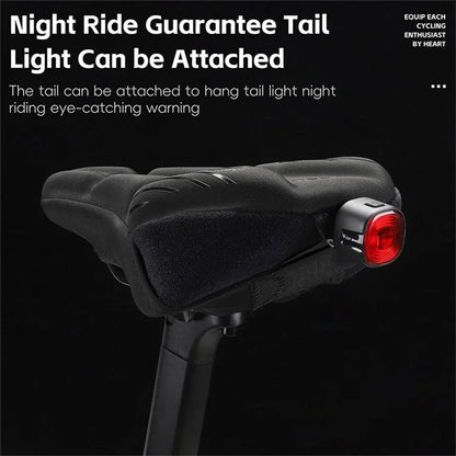 WEST BIKING YP0801223 Bike Saddle Cushion Shock-Absorbed Bicycle Seat Cover with Rain Cover