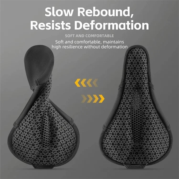 ROCKBROS G00063 Bike 3D Saddle Cover MTB Mountain Breathable Bicycle Seat Cushion Cover (No Taillight)