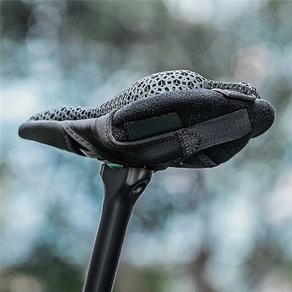 ROCKBROS G00063 Bike 3D Saddle Cover MTB Mountain Breathable Bicycle Seat Cushion Cover (No Taillight)