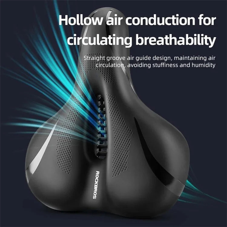 ROCKBROS Bike Cycling Saddle Breathable Shock Absorption Bicycle Seat Cushion