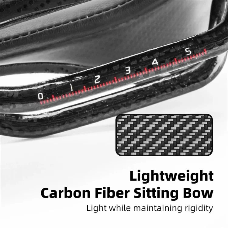 ROCKBROS Microfiber Leather+Carbon Fiber Bike Seat Saddle Breathable Bicycle Seat Cushion