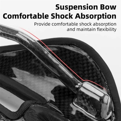 ROCKBROS Microfiber Leather+Carbon Fiber Bike Seat Saddle Breathable Bicycle Seat Cushion