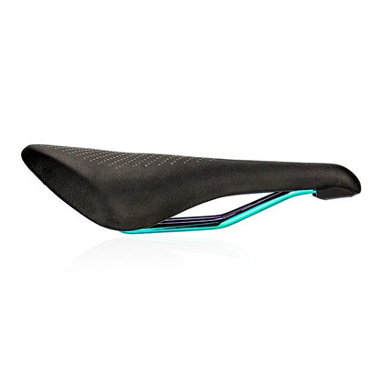 ZTTO 6901 Bicycle Saddle Wide Bike Seat Soft Bike Replacement Hollow Design  /  White