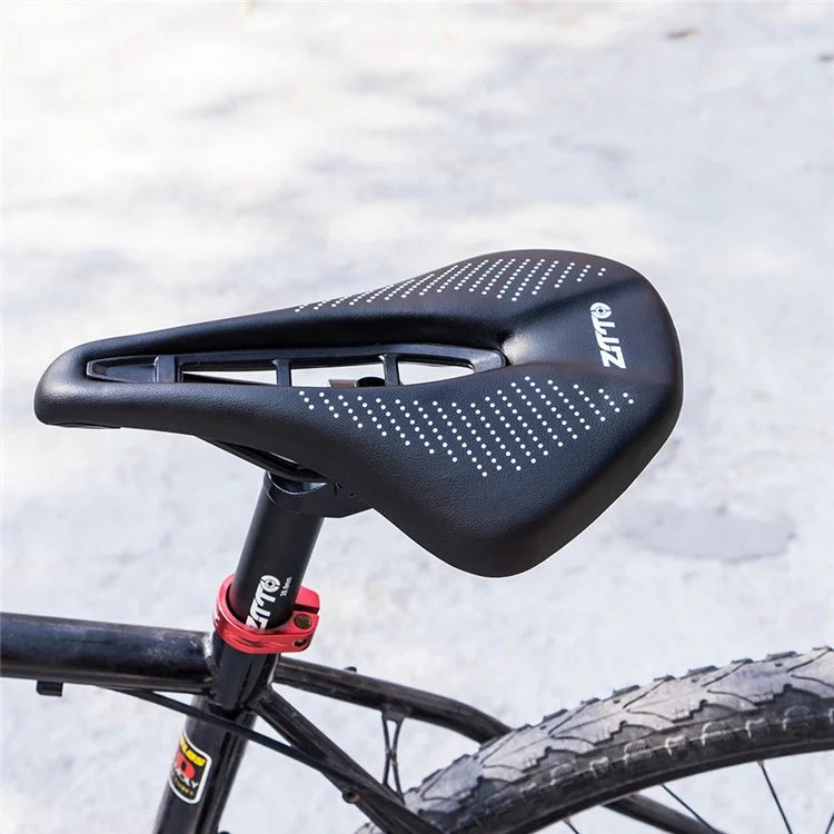 ZTTO 6900 Mountain Road Bike Saddle Cycling Soft Leather Hollow Cushion