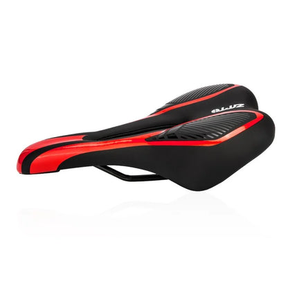 ZTTO 6219 Microfiber Leather Hollow Saddle Mountain Road Bicycle Seat Cushion  /  White