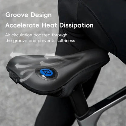 ROCKBROS LF2420 Bicycle Silicone Seat Saddle Quick Release MTB Bike Seat Cushion