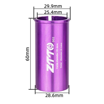 ZTTO Bike Seat Post Adapter Aluminum Bicycle Seat Post Tube Reducing Sleeve Converter