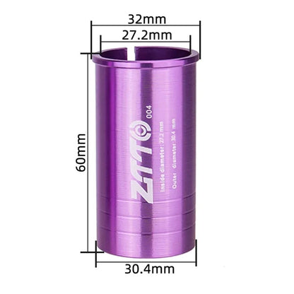 ZTTO Bike Seat Post Adapter Aluminum Bicycle Seat Post Tube Reducing Sleeve Converter