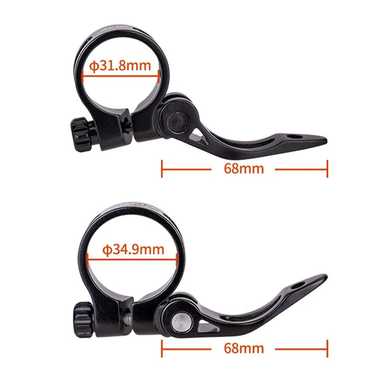 ZTTO JX076 Bike Seat Post Clamp Quick Release Aluminum Alloy Bicycle Seat Tube Clip