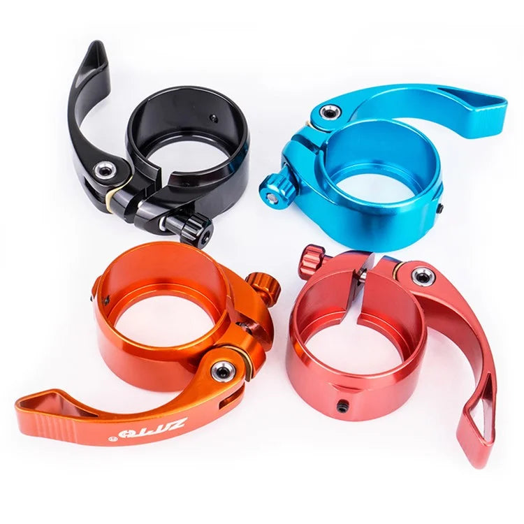 ZTTO JX072 40.8mm Folding Bike Seat Post Clamp Aluminum Alloy Bicycle Seat Tube Clip