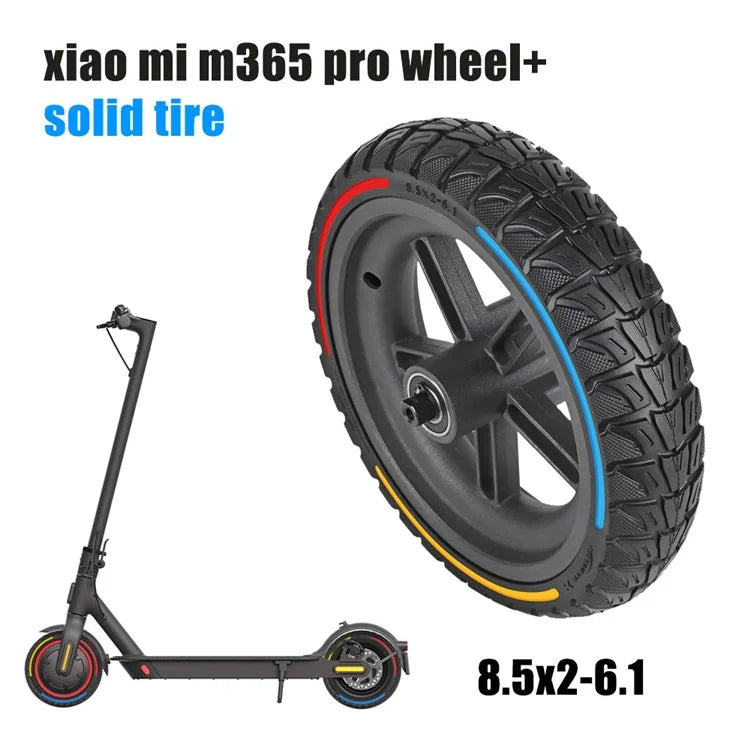 LYXM238-7 For Xiaomi M365 Pro E-Scooter Wheel Off-Road Anti-Slip Electric Scooter Wheel Hub