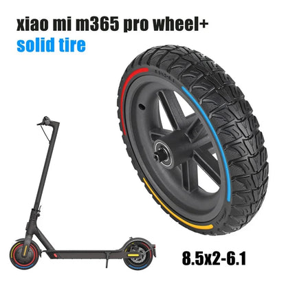 LYXM238-7 For Xiaomi M365 Pro E-Scooter Wheel Off-Road Anti-Slip Electric Scooter Wheel Hub