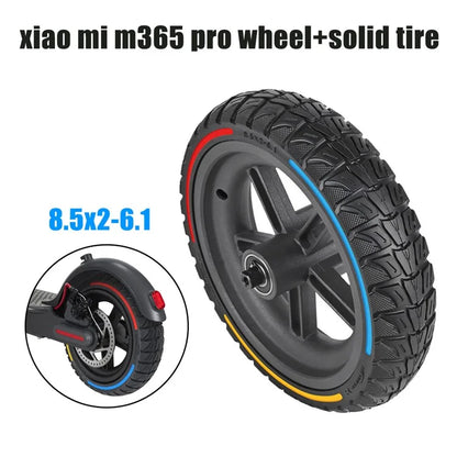 LYXM238-7 For Xiaomi M365 Pro E-Scooter Wheel Off-Road Anti-Slip Electric Scooter Wheel Hub