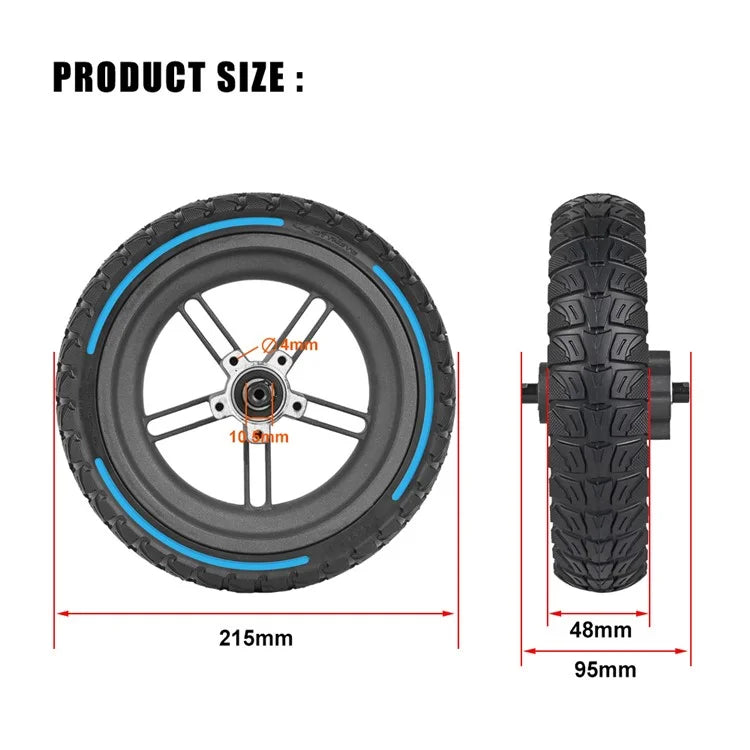 LYXM238-8 For Xiaomi M365 Pro Electric Scooter Wheel Hub Anti-Slip E-Scooter Tire