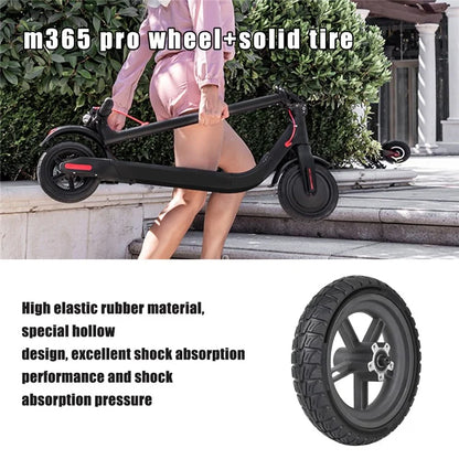 LYXM238-9 For Xiaomi M365 Pro Electric Scooter Wheel Hub Anti-Slip E-Scooter Tire - Black