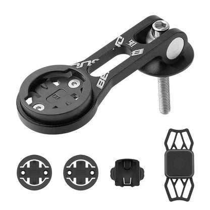 BENGGUO BG-2117 Bicycle Computer Holder Aluminum Alloy Bike Stem Speedometer Phone Extension Bracket