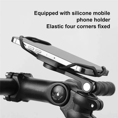 BENGGUO BG-2117 Bicycle Computer Holder Aluminum Alloy Bike Stem Speedometer Phone Extension Bracket