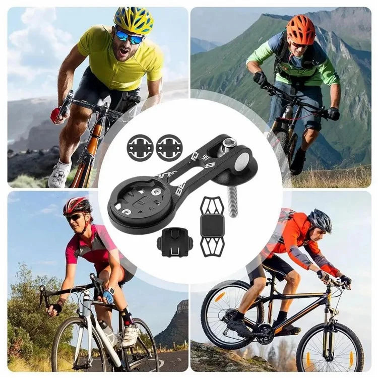 BENGGUO BG-2117 Bicycle Computer Holder Aluminum Alloy Bike Stem Speedometer Phone Extension Bracket