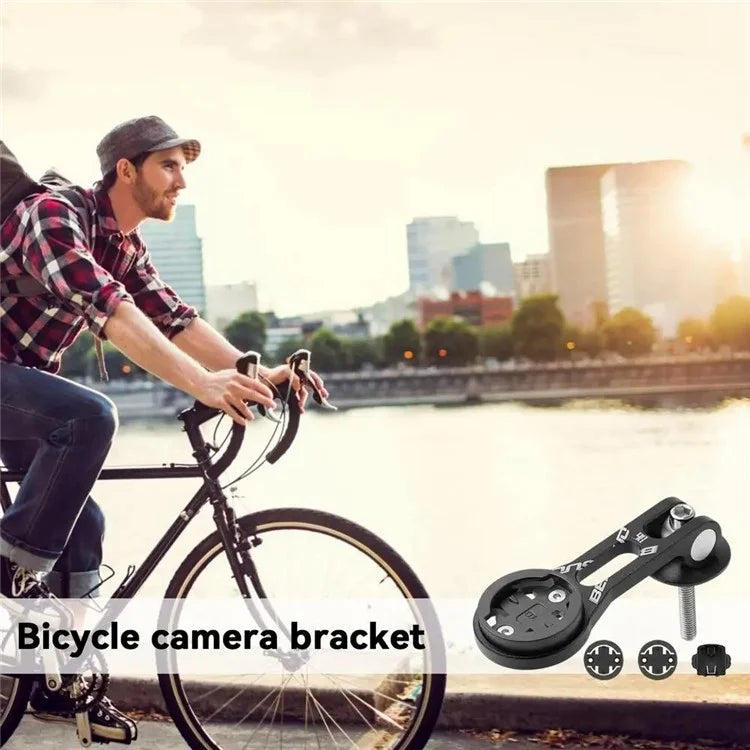BENGGUO BG-2117 Bicycle Computer Holder Aluminum Alloy Bike Stem Speedometer Mount Bracket