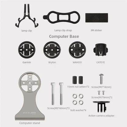 GUB Ti 700 Titanium Alloy Bike Computer Mount Stand Bracket for Most Bicycles
