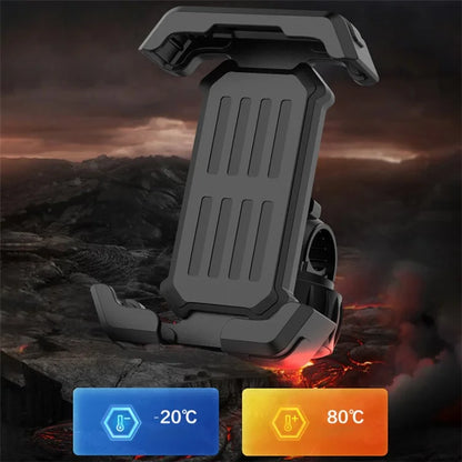 YYS-608 Cycling Phone Mount Bicycle Phone Holder with Knob Tail Clip