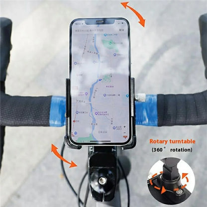GUB PLUS 22 Adjustable Aluminum Alloy Bicycle Phone Holder Multifunctional Handlebar Phone Mount for 50-100cm Width Phones