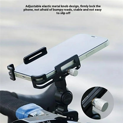 GUB PLUS 22 Adjustable Aluminum Alloy Bicycle Phone Holder Multifunctional Handlebar Phone Mount for 50-100cm Width Phones