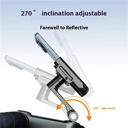 GUB G-92 Aluminum Alloy Bicycle Phone Bracket Shockproof Rotatable Phone Holder Mount for 4.2-7.2 Inch 65mm-100mm Wide Phones