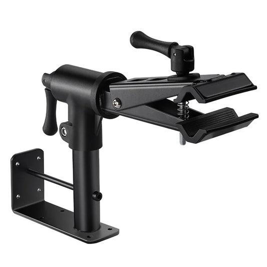 WEST BIKING YP0719353 Bike Holder Clamp Carbon Steel Table / Wall Mounted Bicycle Hanging Repairing Bracket