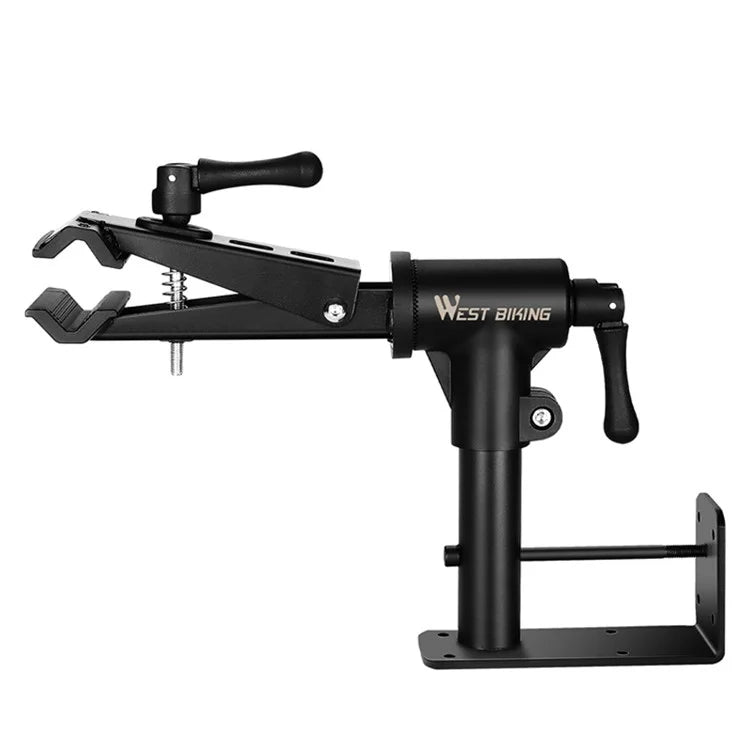 WEST BIKING YP0719353 Bike Holder Clamp Carbon Steel Table / Wall Mounted Bicycle Hanging Repairing Bracket