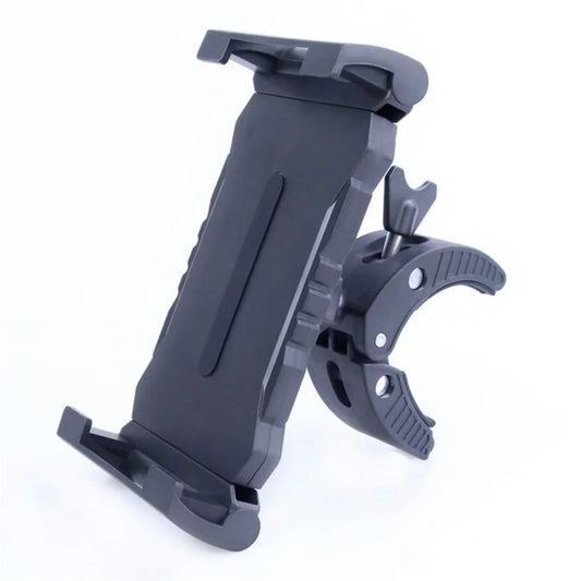 L101+M012 Bicycle Cell Phone Holder for Tablets Adjustable Clamping Clip Bracket