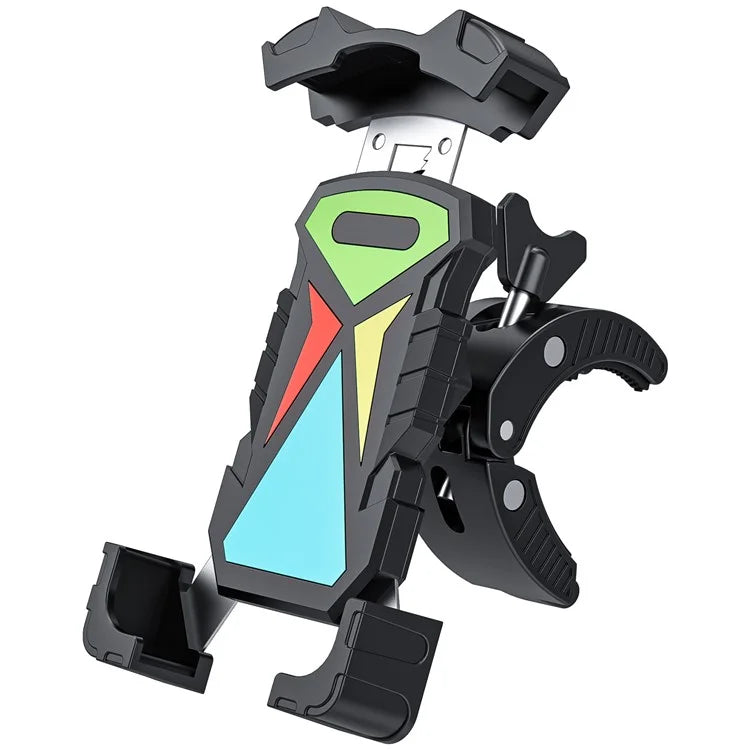 L101+M011 Bicycle Handlebar Phone Holder E-Bike Motorcycle Fixed Phone Mount for Cycling