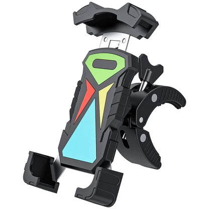 L101+M011 Bicycle Handlebar Phone Holder E-Bike Motorcycle Fixed Phone Mount for Cycling