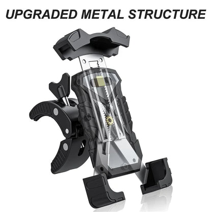 L101+M011 Bicycle Handlebar Phone Holder E-Bike Motorcycle Fixed Phone Mount for Cycling