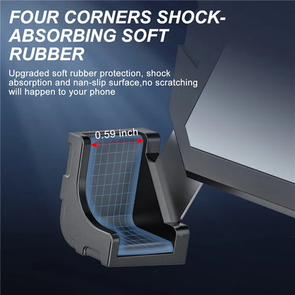 L101+M011 Bicycle Handlebar Phone Holder E-Bike Motorcycle Fixed Phone Mount for Cycling